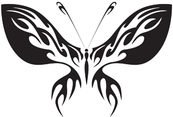 Tribal Butterfly 32
